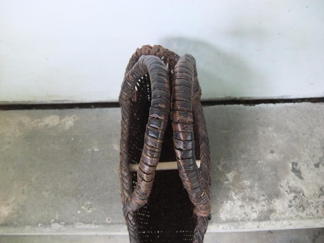 ヴィンテージ 山葡萄かご