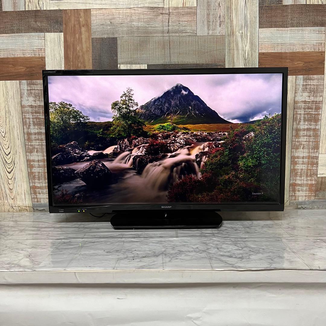 即日受渡❣️全国送料込シャープ32型液晶テレビWチューナー 色鮮やかなクリアな映像