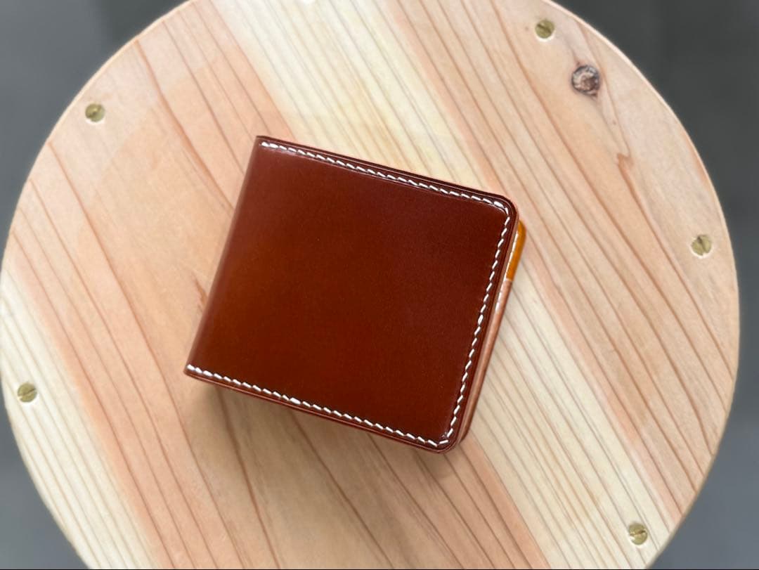 新喜皮革オイルコードバン　マネークリップ