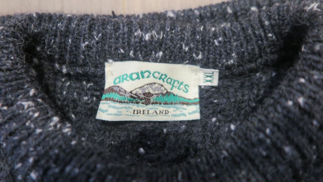アランニット フィッシャーマンニット アイルランド製