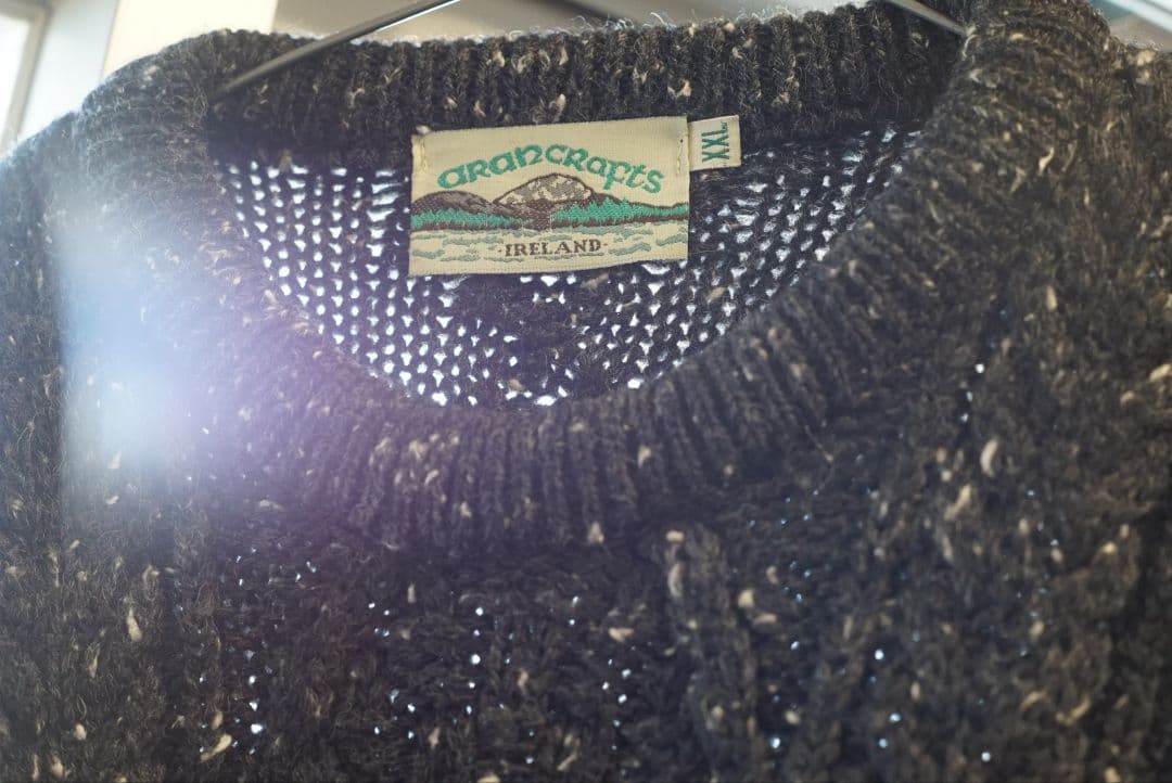 アランニット フィッシャーマンニット アイルランド製
