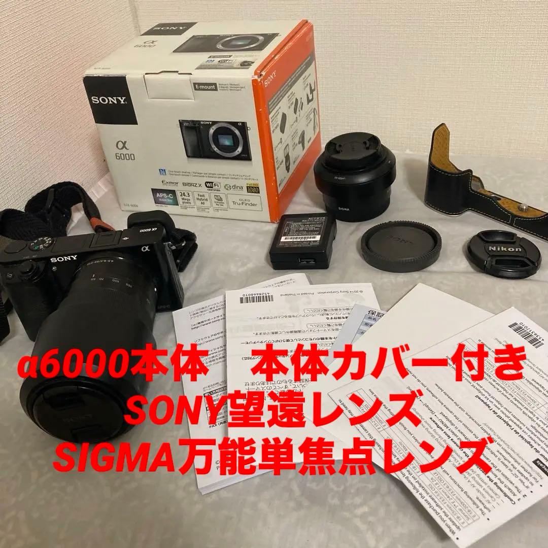 ✴*︎様 SONY α6000 ミラーレス一眼 本体　レンズ2本