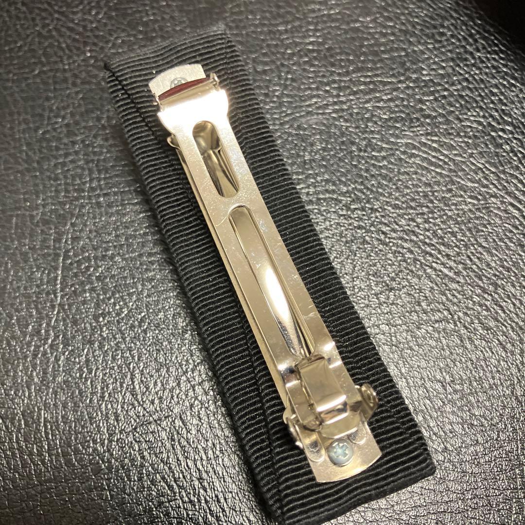 Salvatore Ferragamo バレッタ　黒　ビジュー