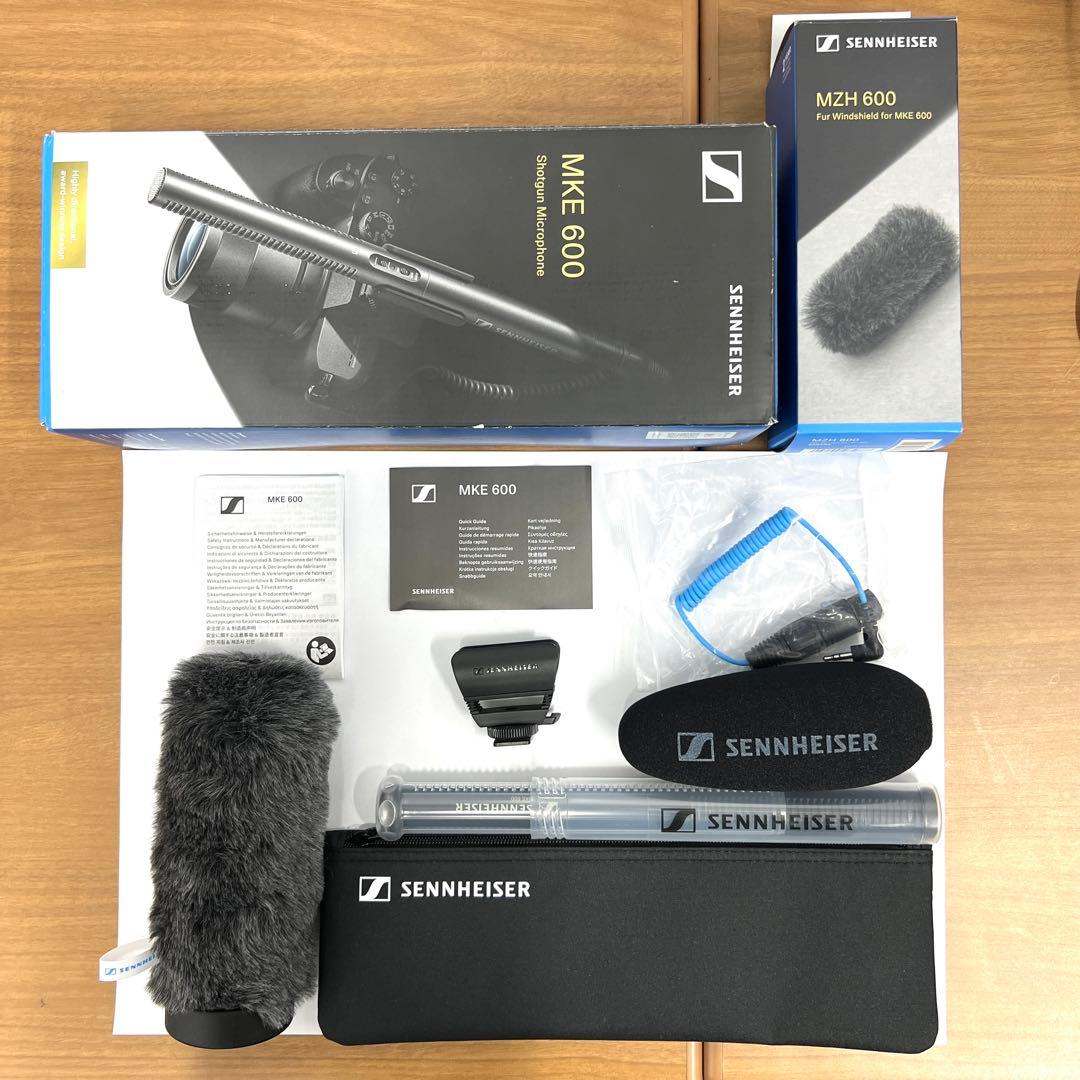 【新品未使用】SENNHEISER MKE 600＋純正風防MZH600セット