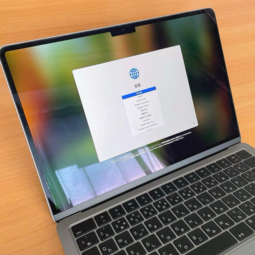 MacBook Air 13インチ M2 スペースグレイ 512GB