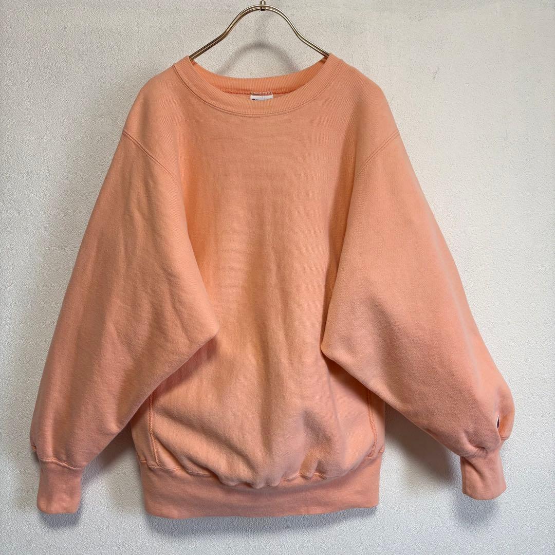 90s Champion USA製 リバースウィーブ ピンク サイズM