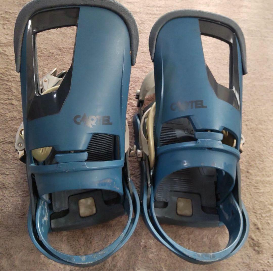 バートンビンディングreflexサイズMカーテルCartel予備ストラップ付き