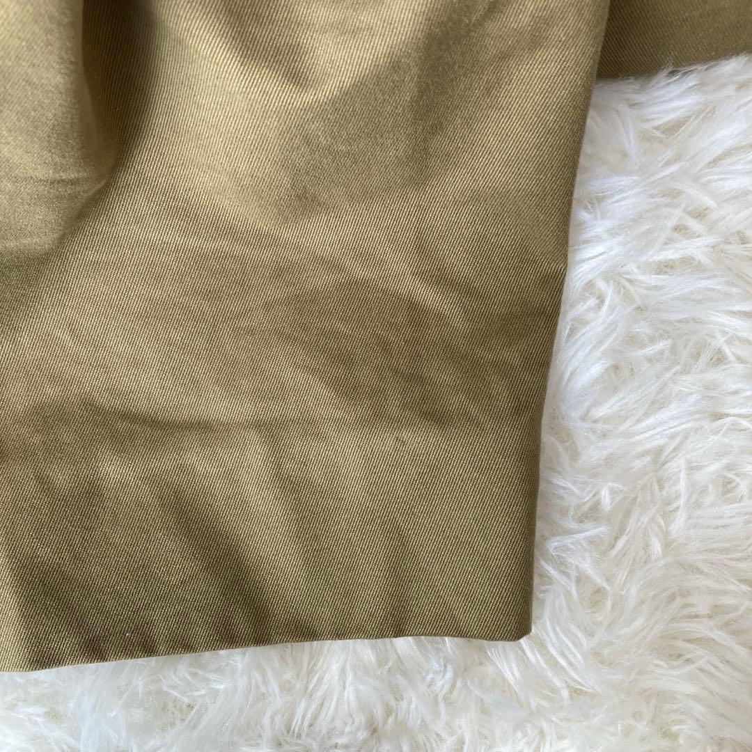 スタジオニコルソン　2タック　ワイドパンツ　ピーチコットンツイル　チノ