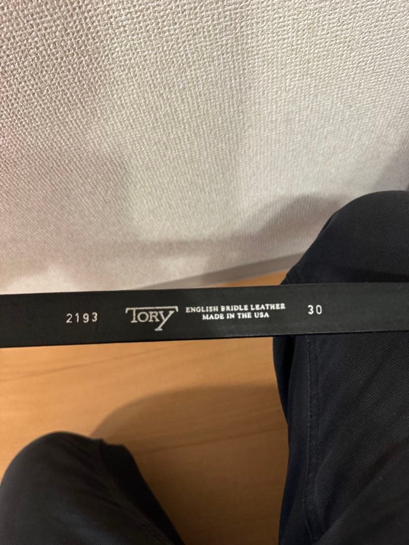 TORY レザー ベルト Silver Bits and Buckle