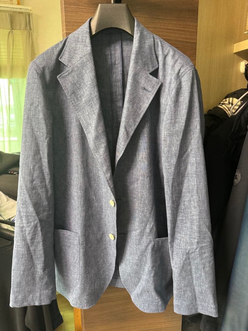 マッキントッシュロンドン テーラードジャケット SOLOTEX リネンジャケット