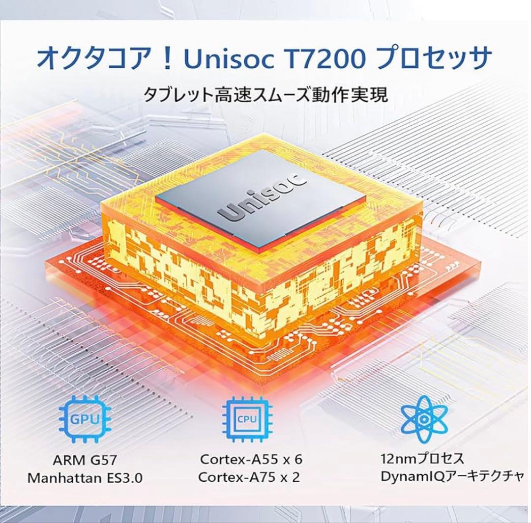 Android 16 タブレット 10インチ 24GB+64GB+2TB