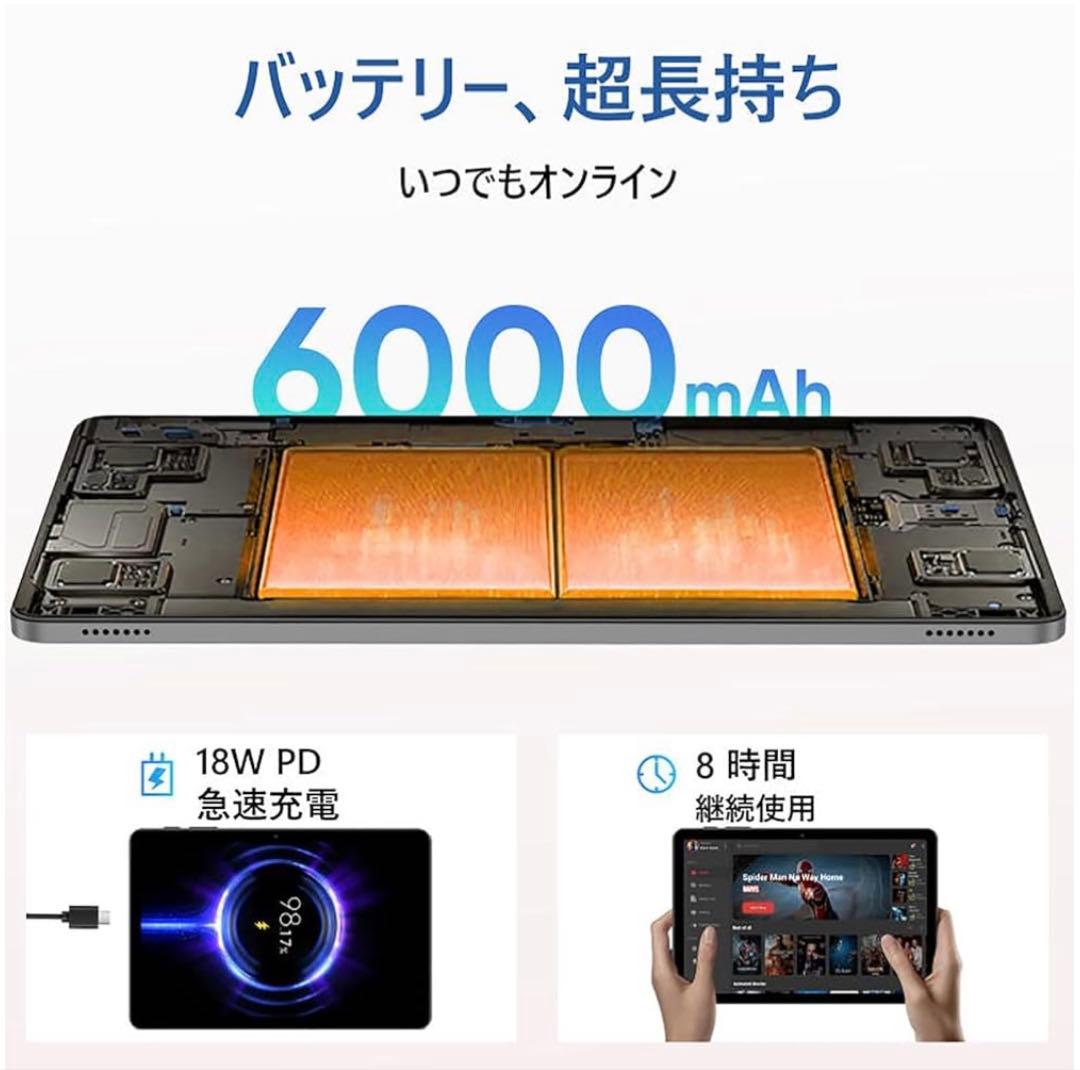Android 16 タブレット 10インチ 24GB+64GB+2TB