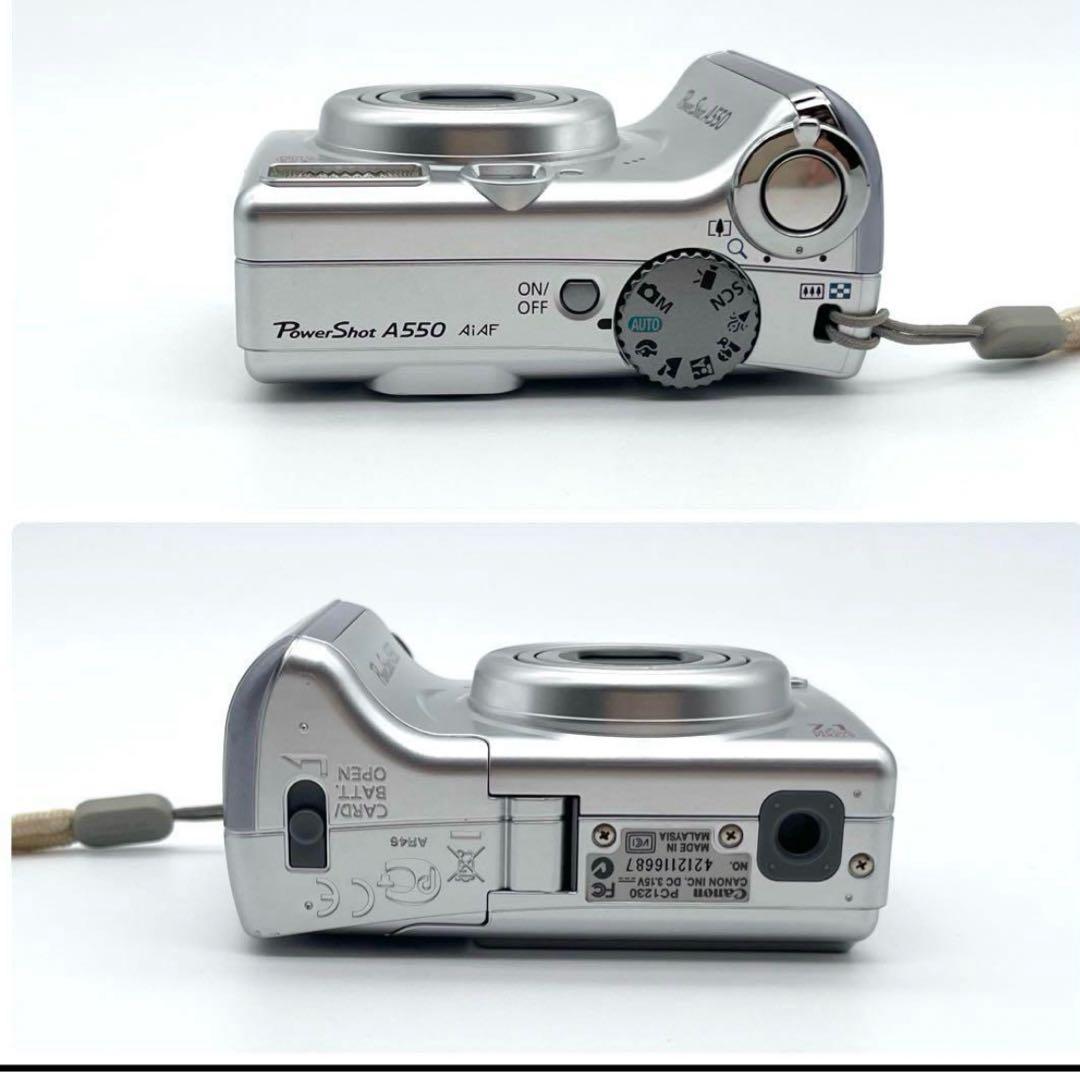 Canon キャノンPowerShot A550 デジカメ ケース付