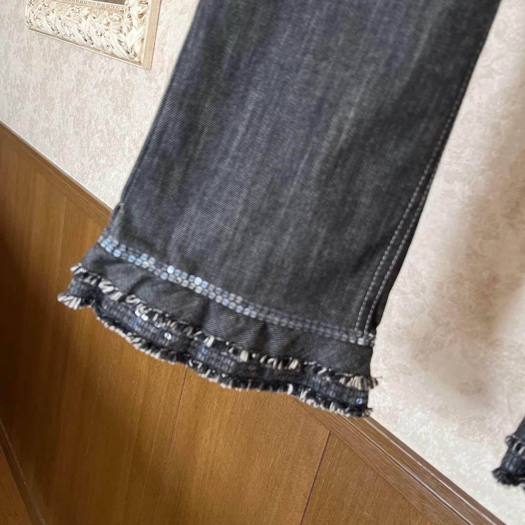 美品　大きいサイズ46 トゥービーシック　デニムパンツ