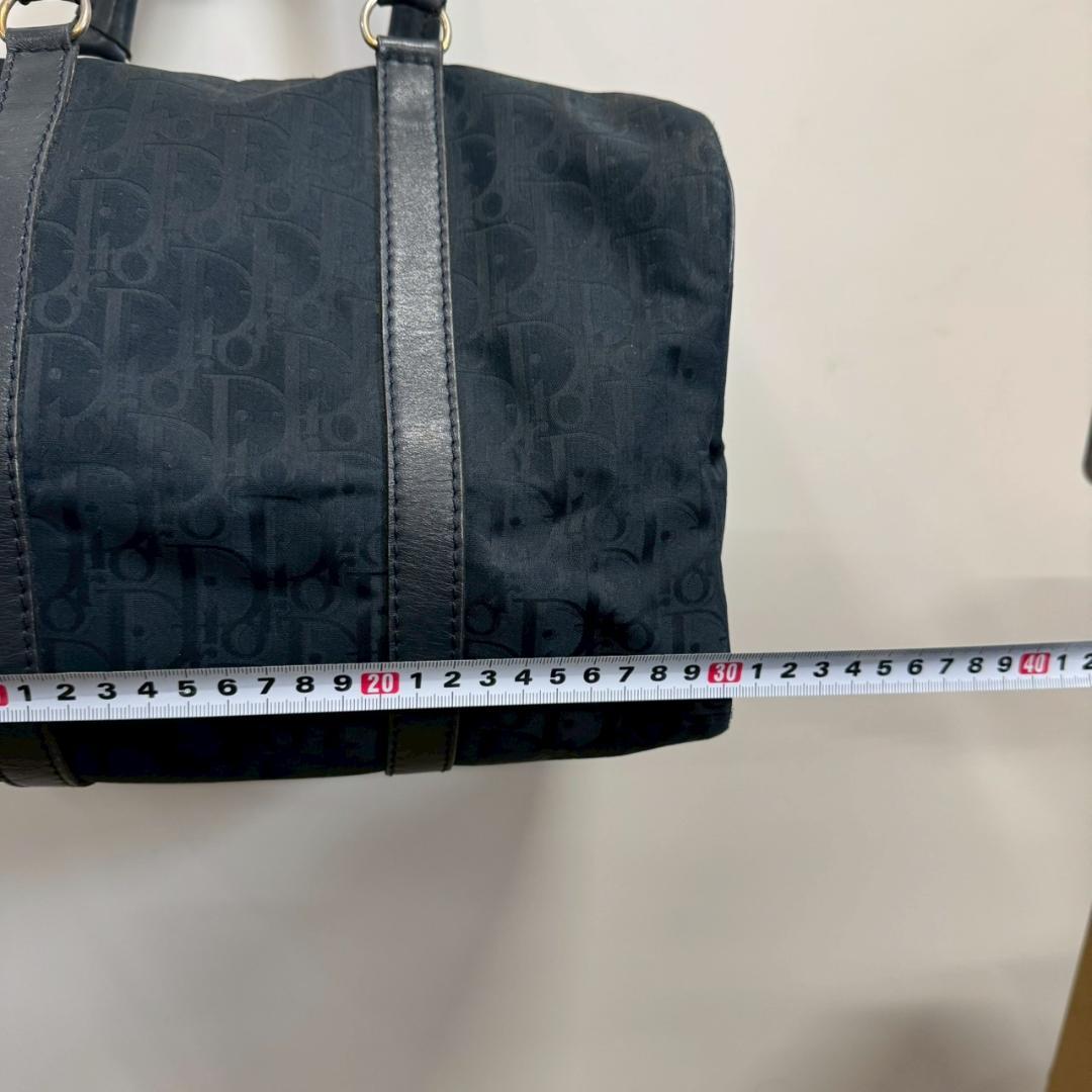 T◆ChristianDior　クリスチャンディオール　ボストンバッグ　ネイビー