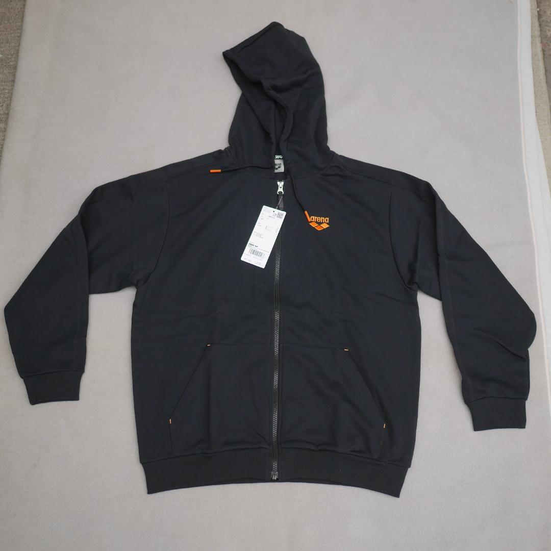 未使用 arena アリーナ スウェットセットアップ ブラック S /デサント