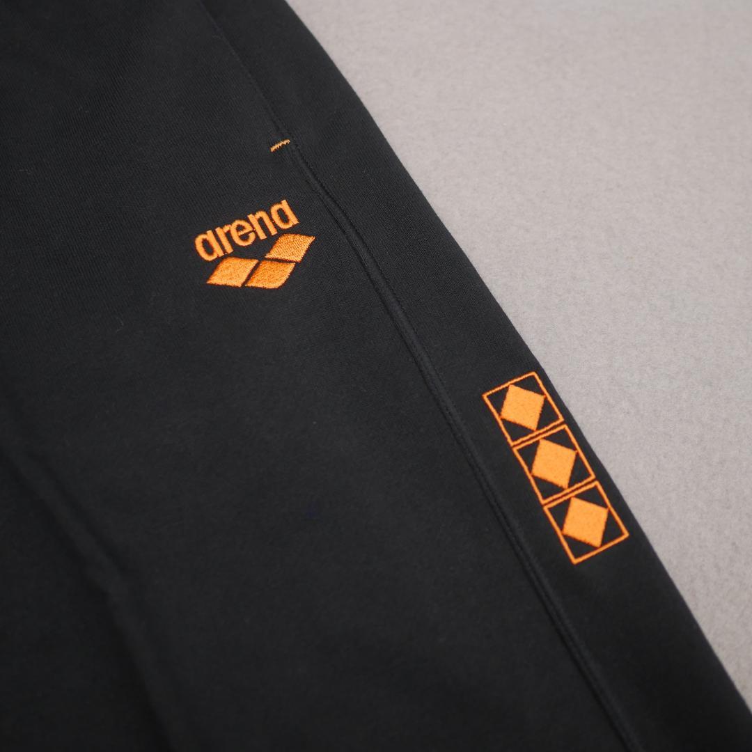 未使用 arena アリーナ スウェットセットアップ ブラック S /デサント