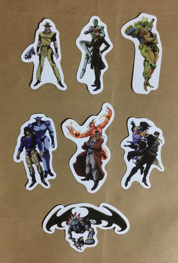 スシロー×ジョジョの奇妙な冒険コラボ限定プレート全４種＋トラベルステッカー全７種