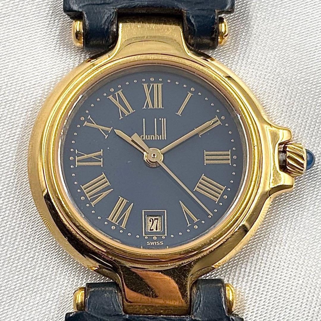 稼働品 ダンヒル Dunhill 腕時計 レディース ミレニアム ゴールドy2k