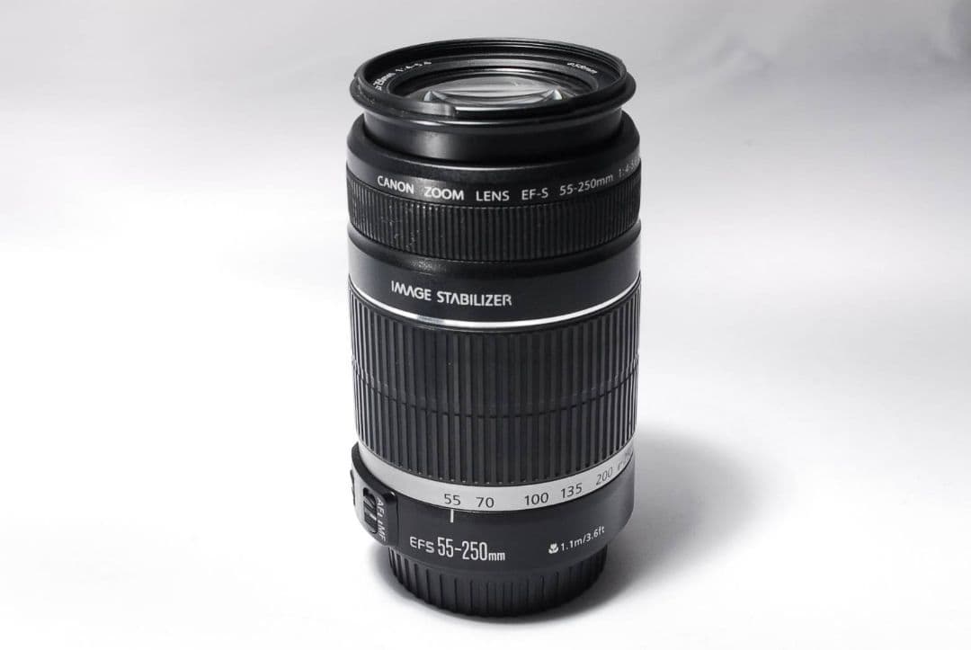 ♥手ブレ補正付♥Canon EF-S 55-250mm IS 望遠レンズ 美品