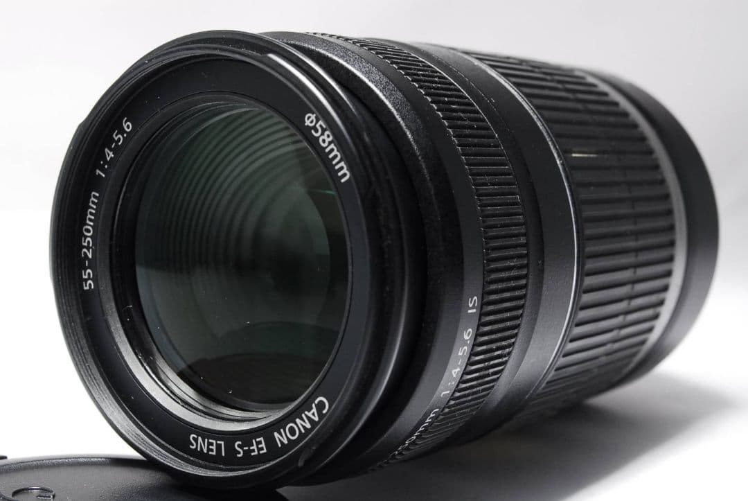 ♥手ブレ補正付♥Canon EF-S 55-250mm IS 望遠レンズ 美品