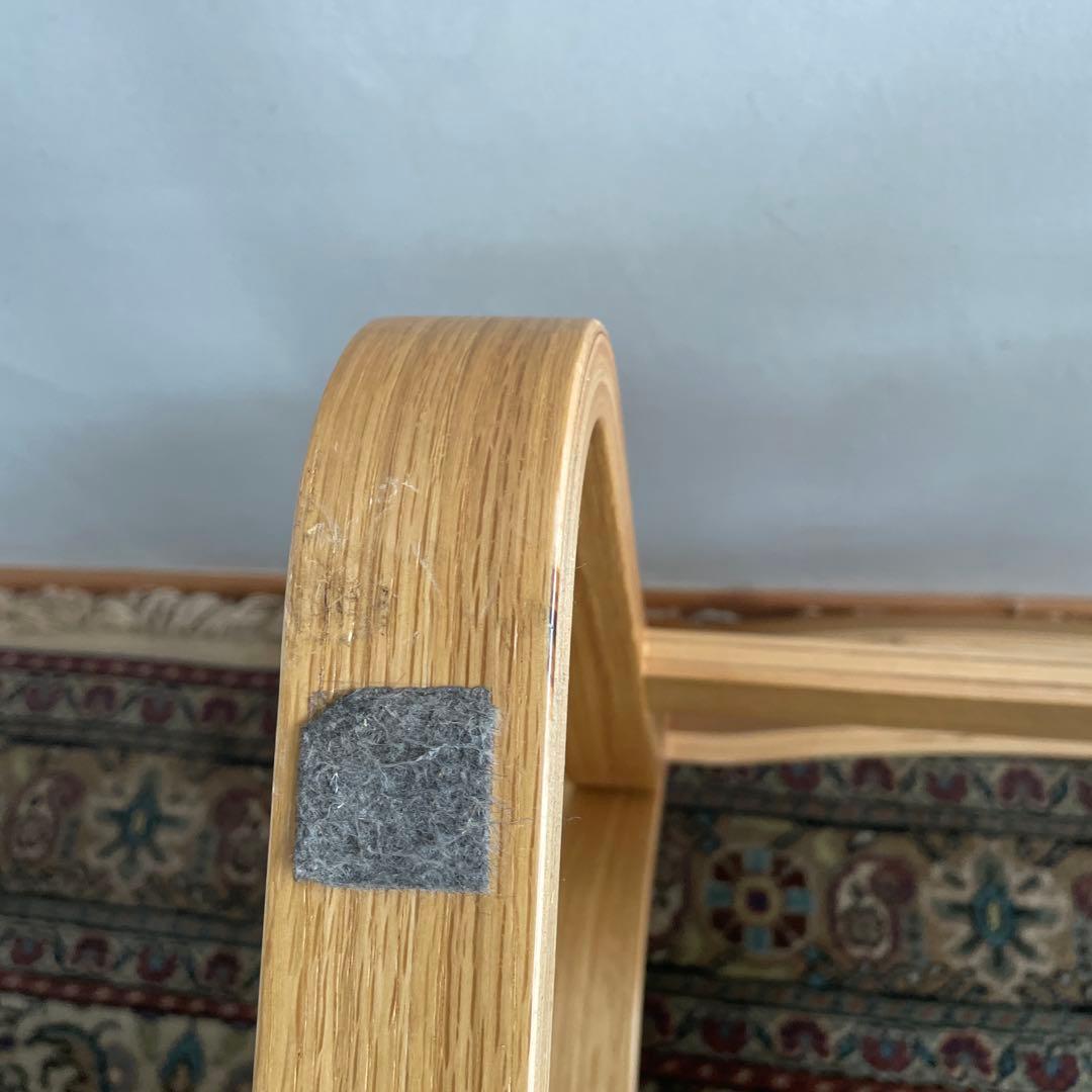 無印良品　リビングでもダイニングでもつかえるソファチェア・オーク材②