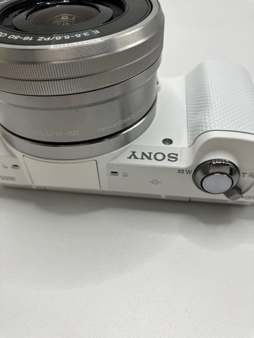 【返品保証・動作確認済】SONY α5000 ダブルズームレンズキット ホワイト