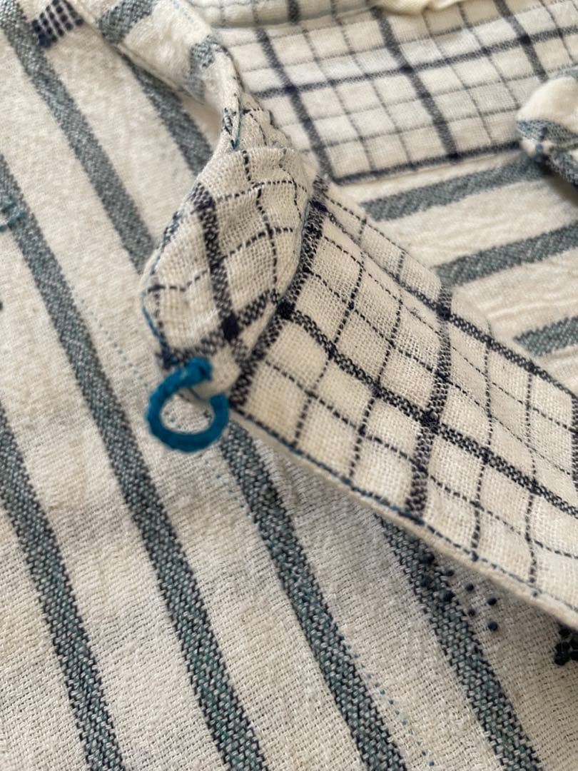 INJIRI インジリ 刺繍カディコットンロングブラウス