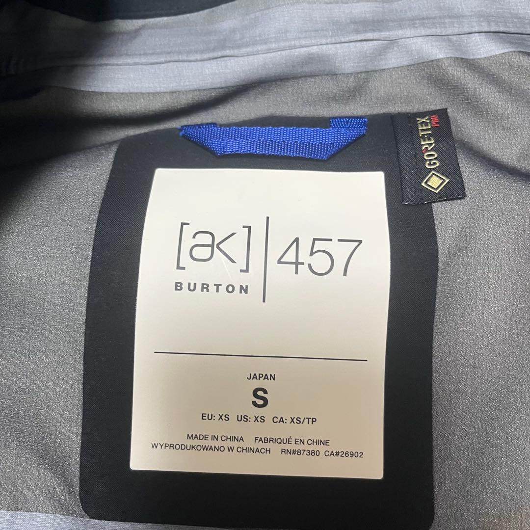 最高峰 AK457 BURTON AK ガイド true black バックロゴ