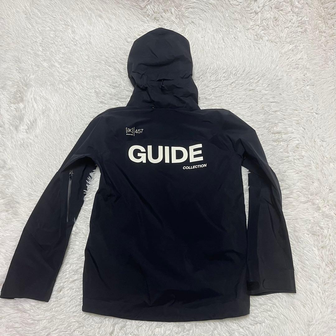 最高峰 AK457 BURTON AK ガイド true black バックロゴ