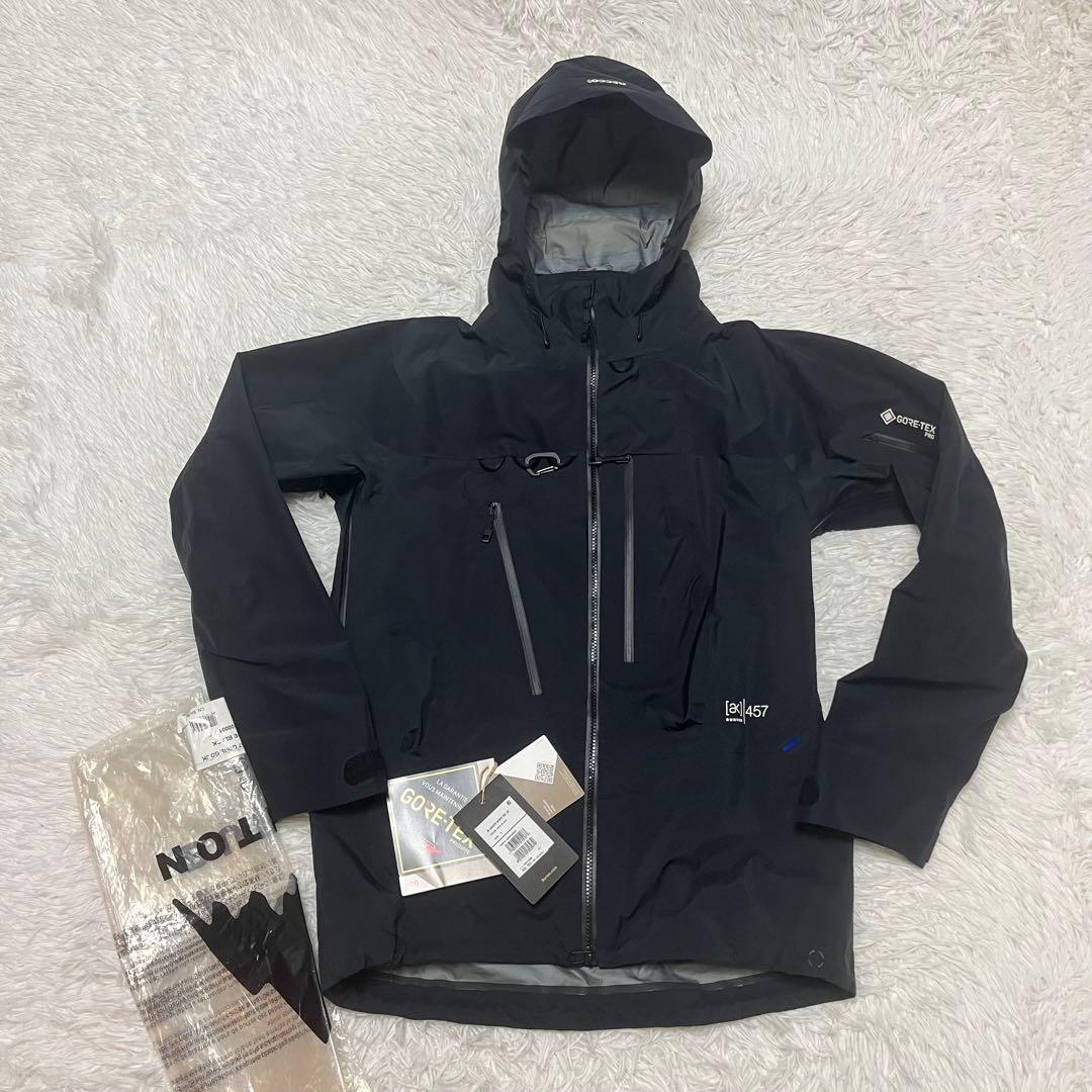 最高峰 AK457 BURTON AK ガイド true black バックロゴ