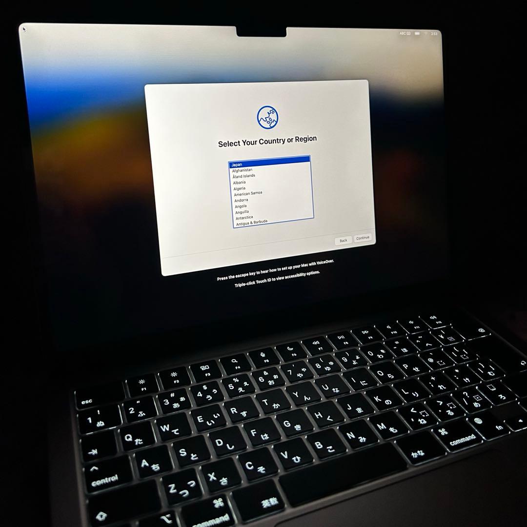 MacBook本体 MacBook Air 2022 M2 512GB