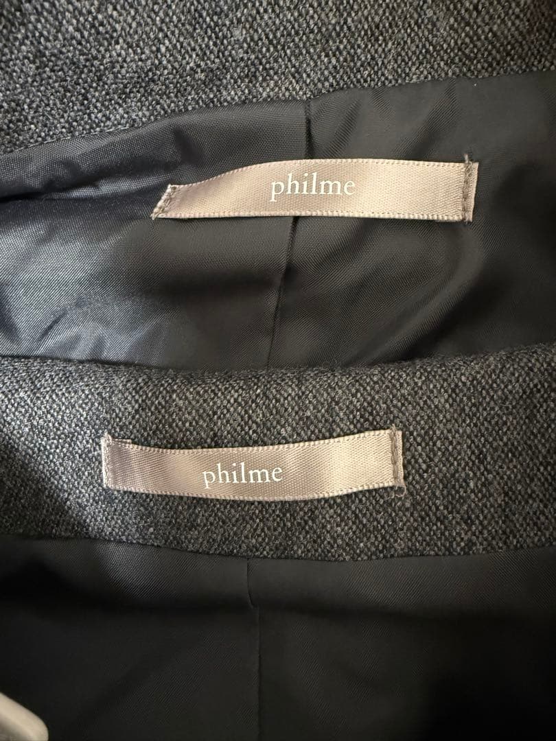 ジャケット・アウター philme tweed2way Jacket