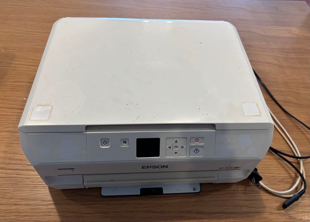 EPSON EP-707A プリンター 本体　ジャンク品　ケーブル