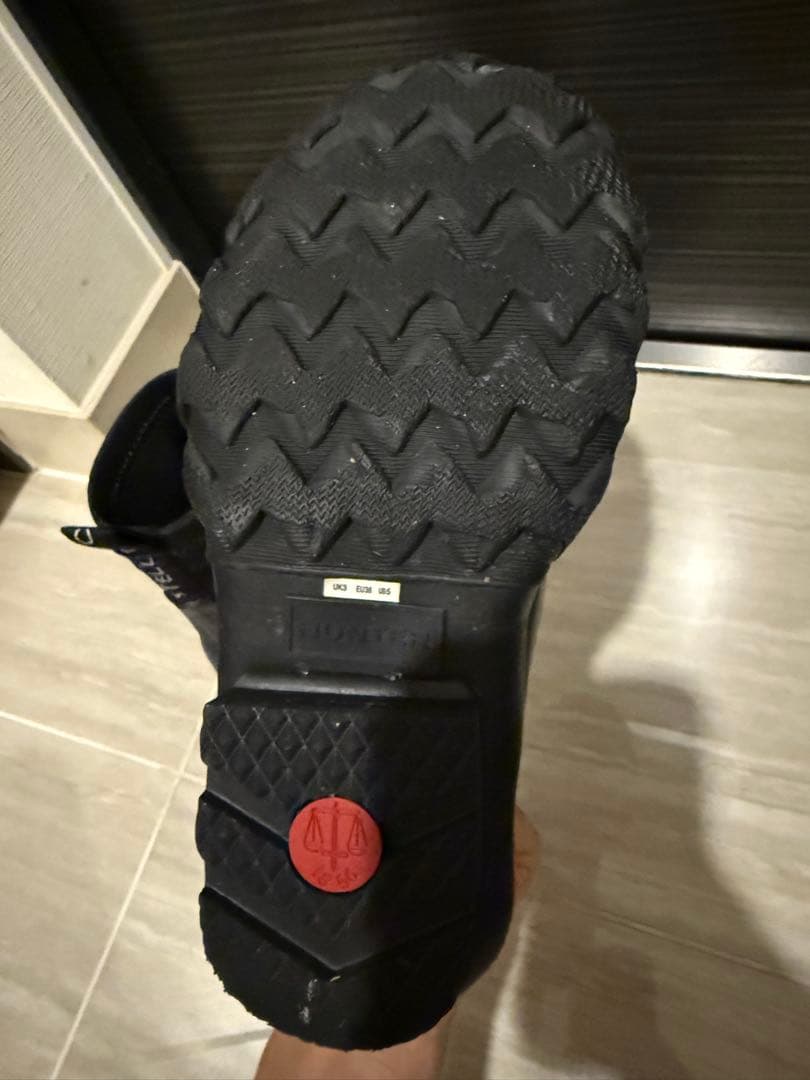 ステラマッカートニー　ハンター　コラボレインブーツ　黒　サイズ22 stella