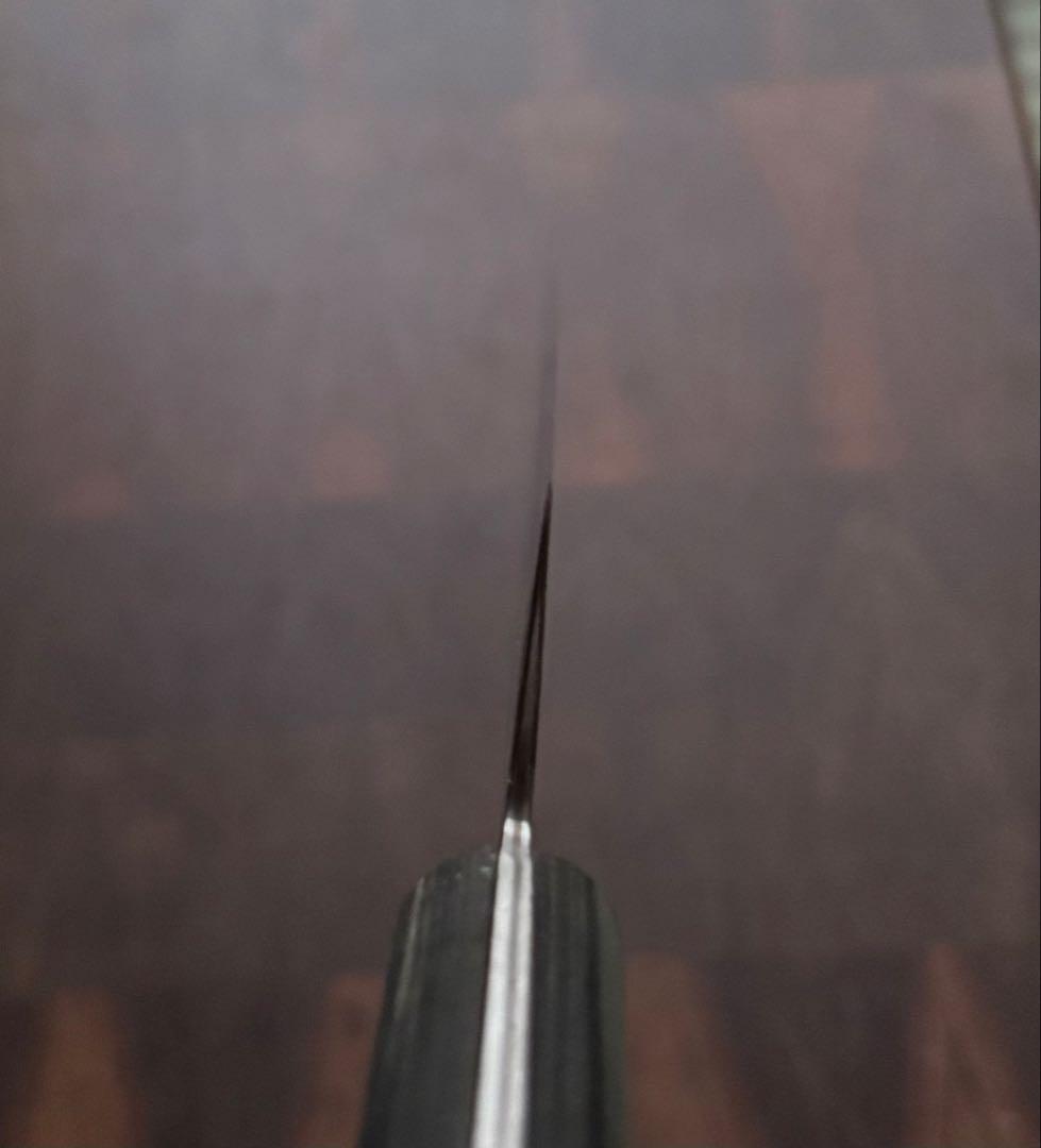 京都　有次　平常一品　切付　190mm 三徳　包丁　青紙スーパー　良品