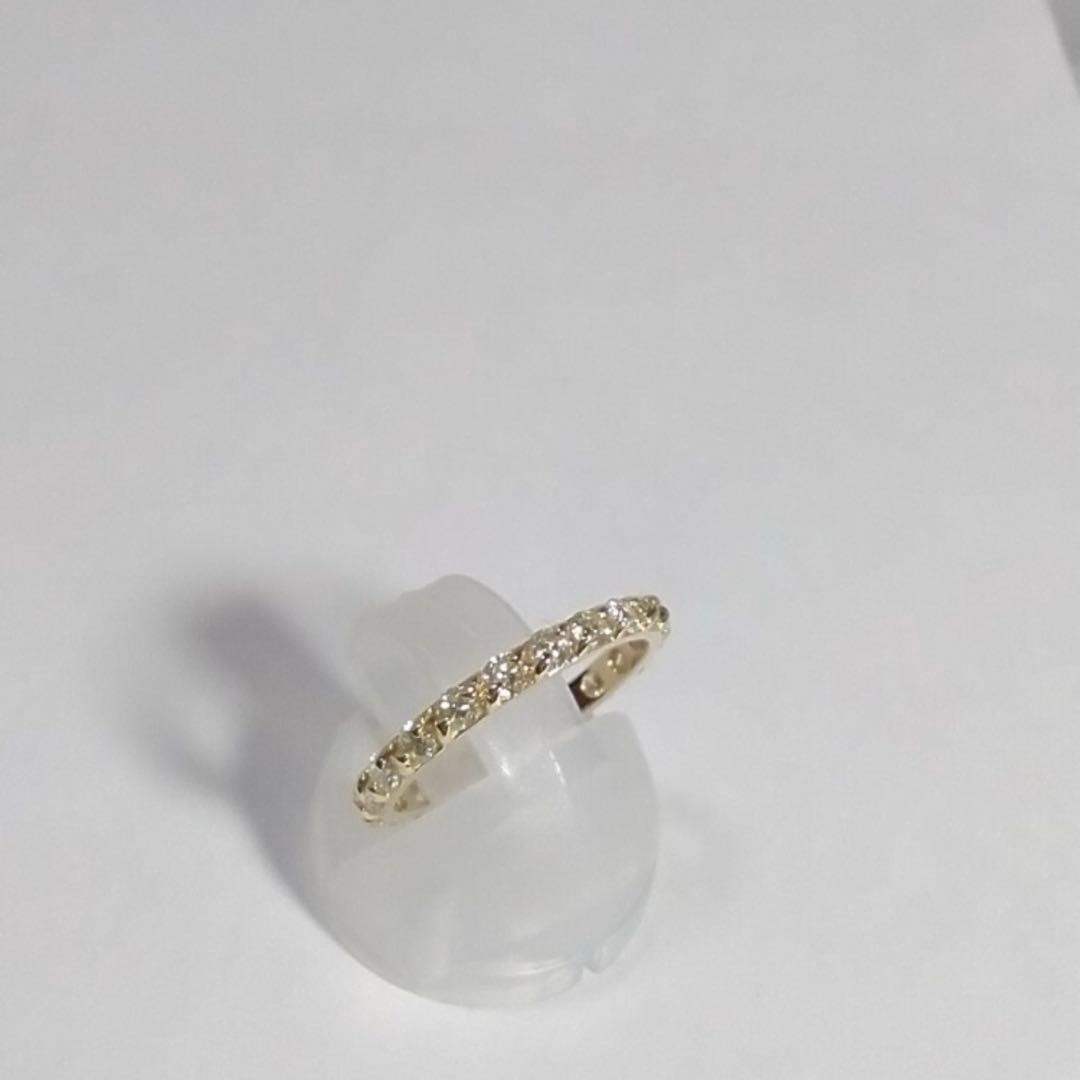 K18YG ダイヤモンド フルエタニティ リング 1ct