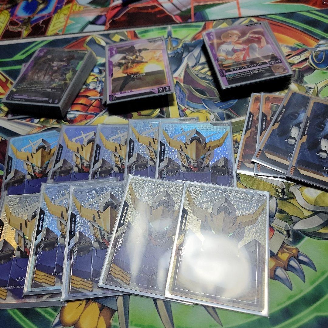 ま*つ様 ガンダムカードゲーム　青紫バルバドスデッキ