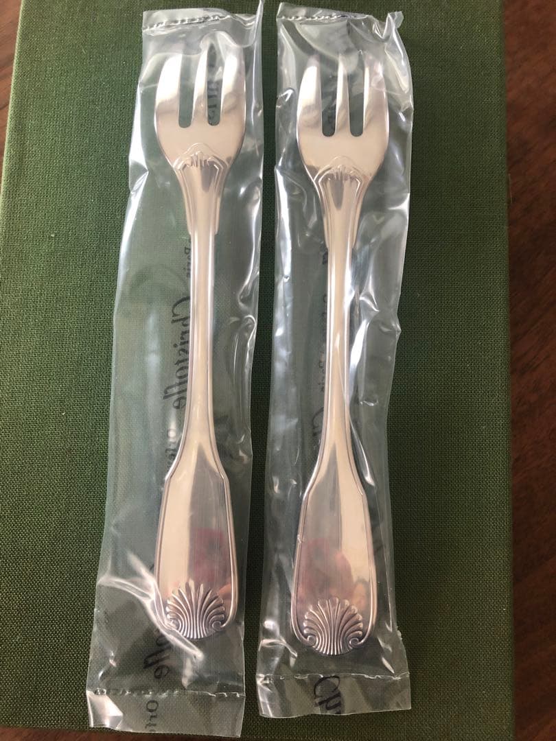 希少　クリストフル　ヴァンドームアルカンシア　シルバーデザートフォーク未開封