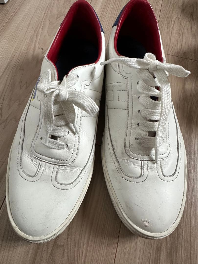 エルメス　ホワイト スニーカー 42