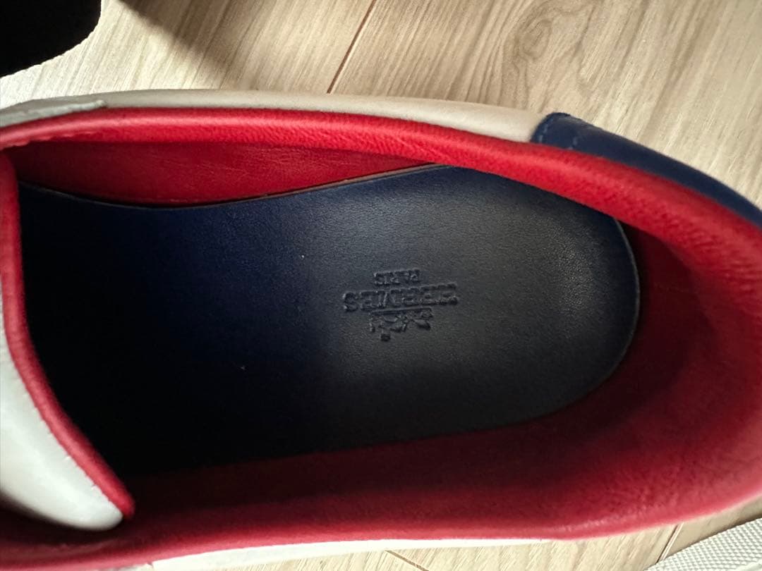 エルメス　ホワイト スニーカー 42