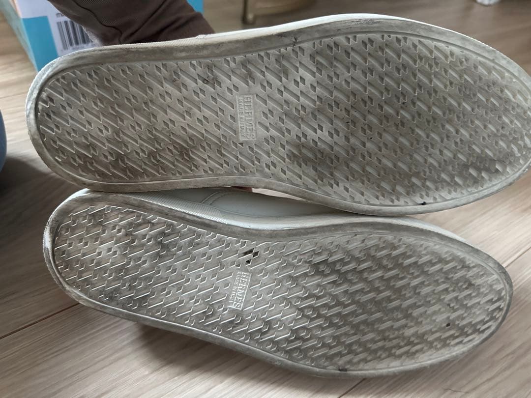 エルメス　ホワイト スニーカー 42