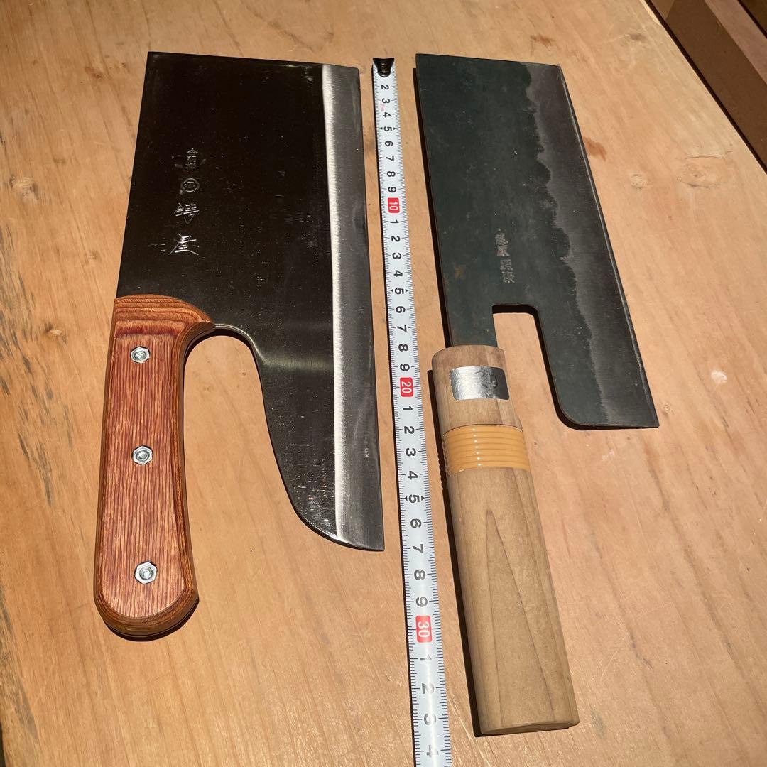 日本製 麺切り包丁セット 2本
