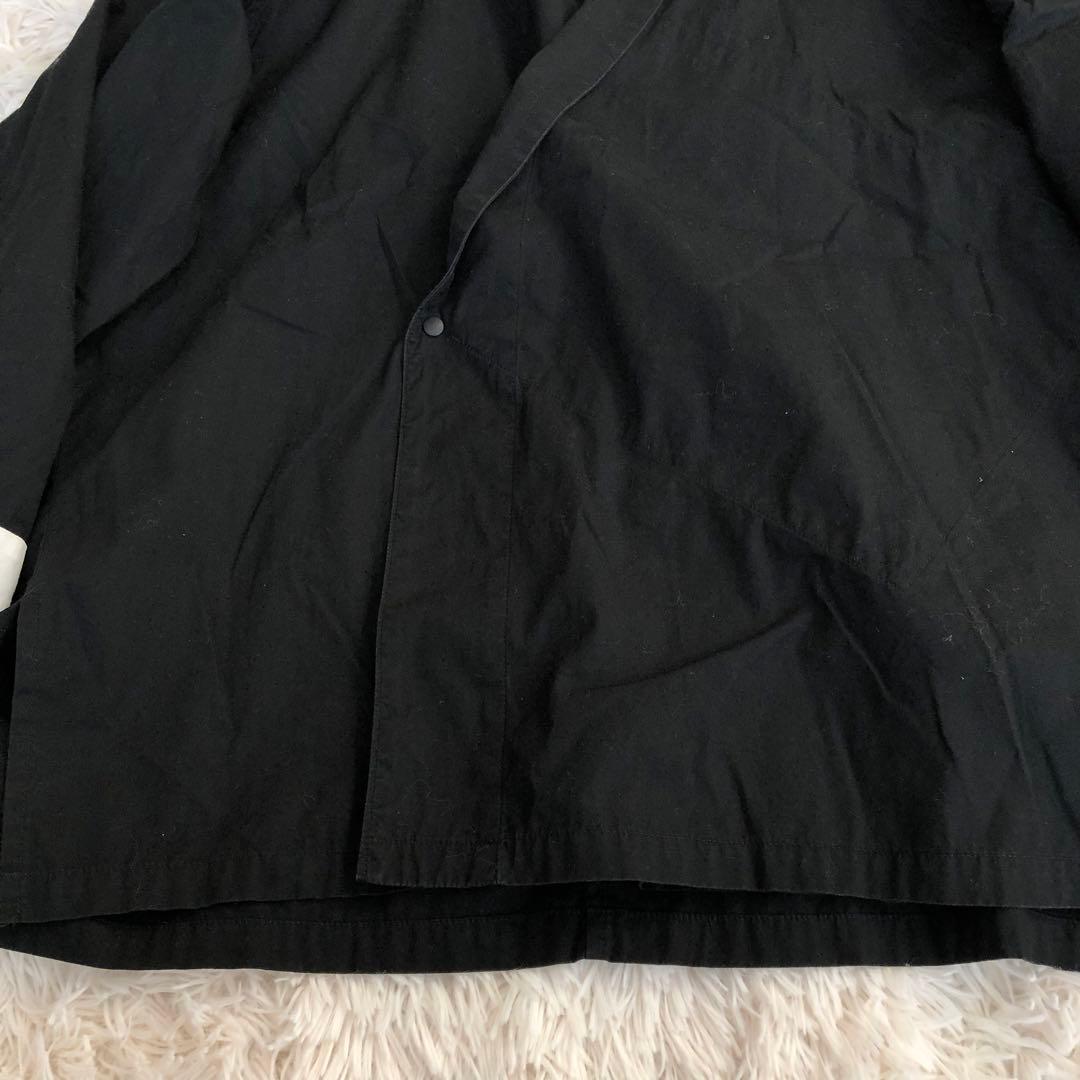 Sasquatchfabrix.　羽織シャツ　カンフーシャツ　作務衣　ブラック黒