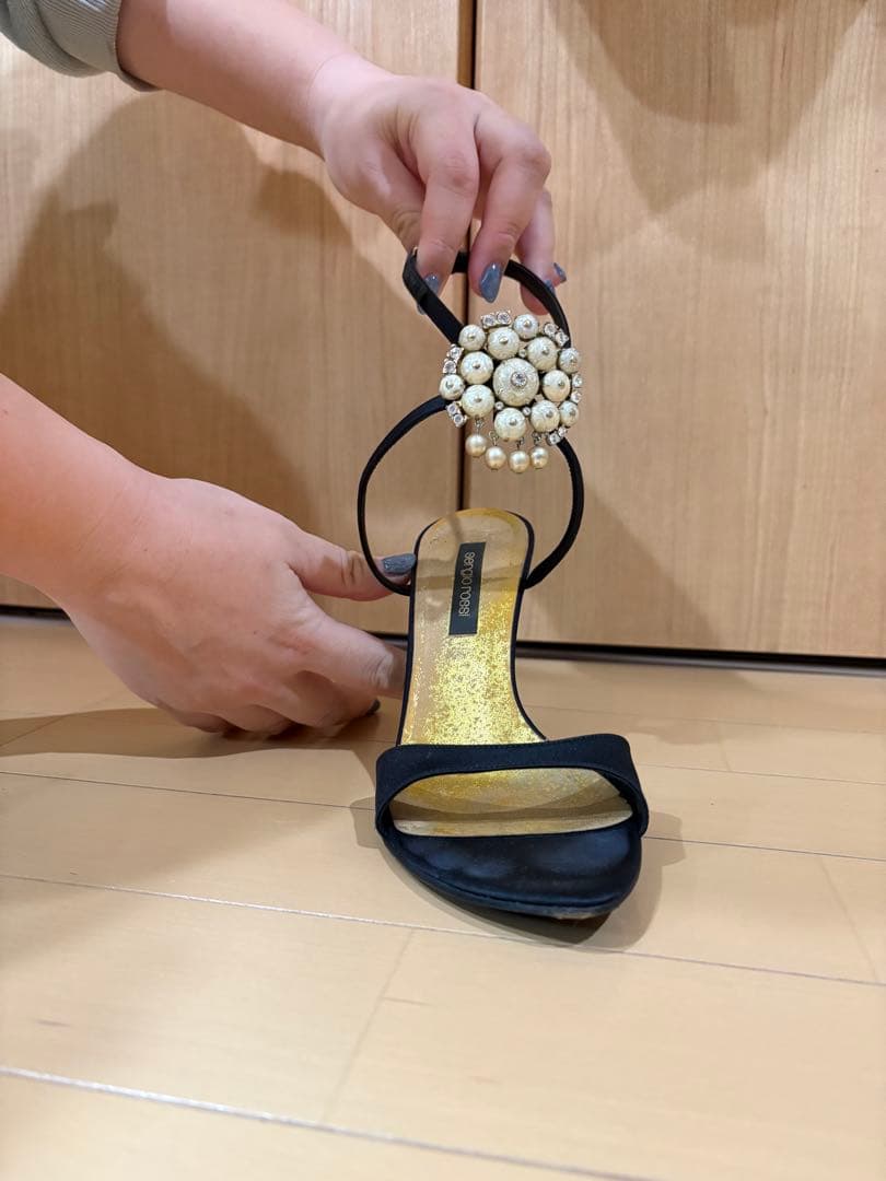 Sergio Rossi ブラック ハイヒール