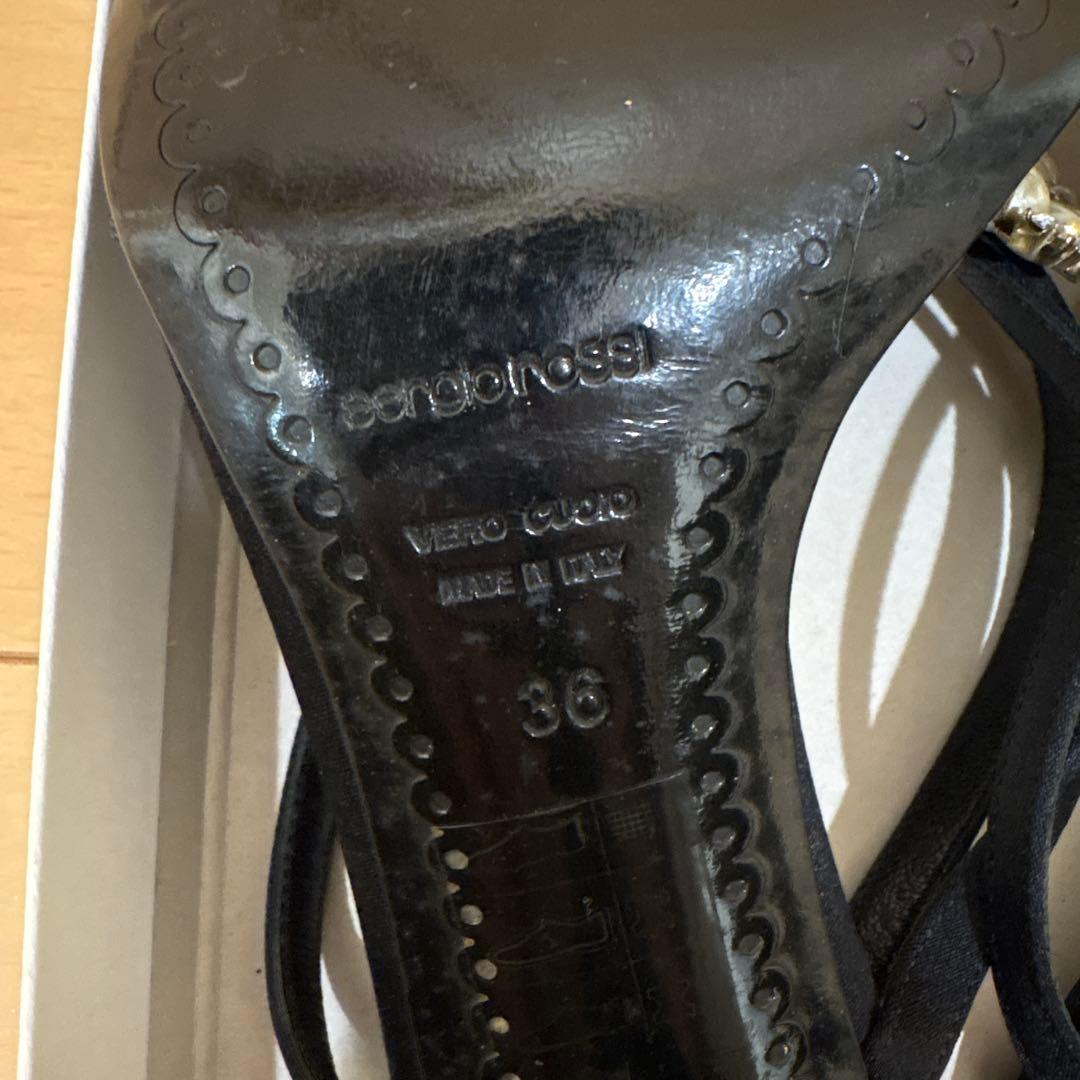 Sergio Rossi ブラック ハイヒール