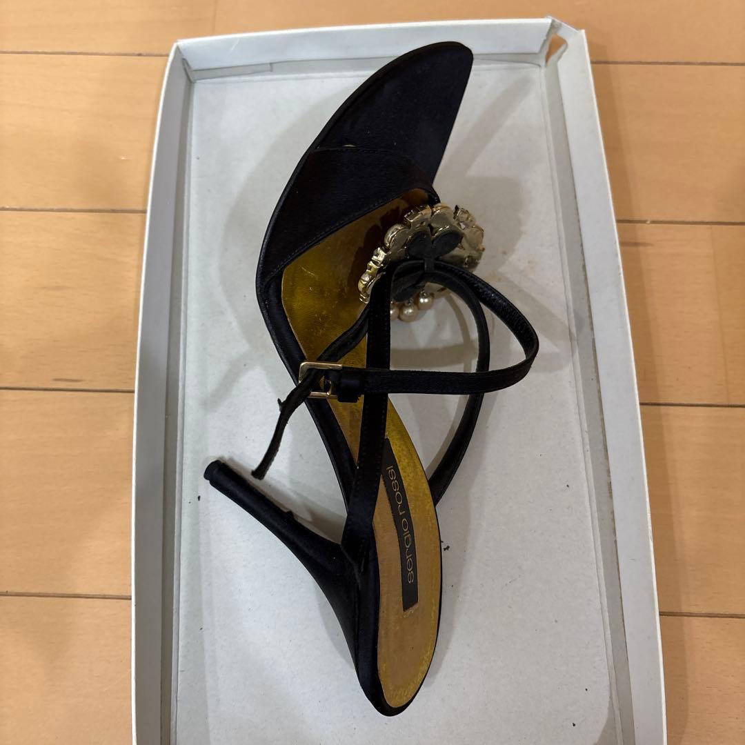 Sergio Rossi ブラック ハイヒール