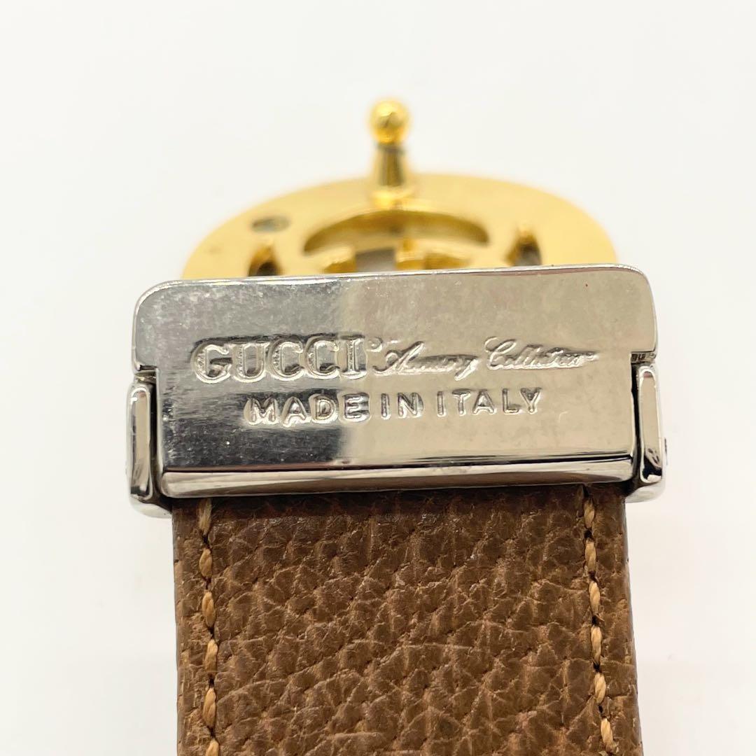 極美品　GUCCI グッチ オールドシェリーライン バックルベルト　GGバックル
