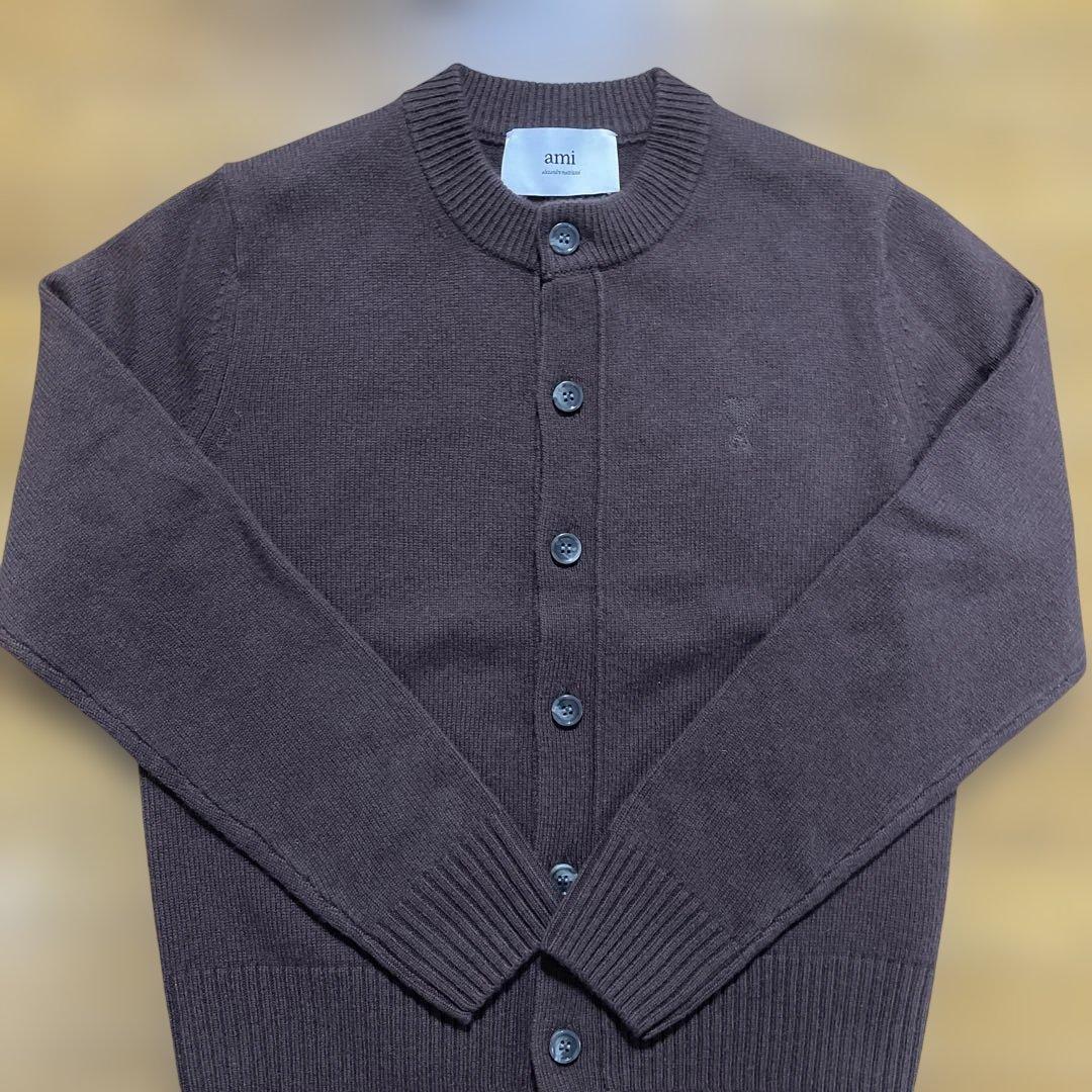 ami アミパリス　カーディガン　カシミヤ