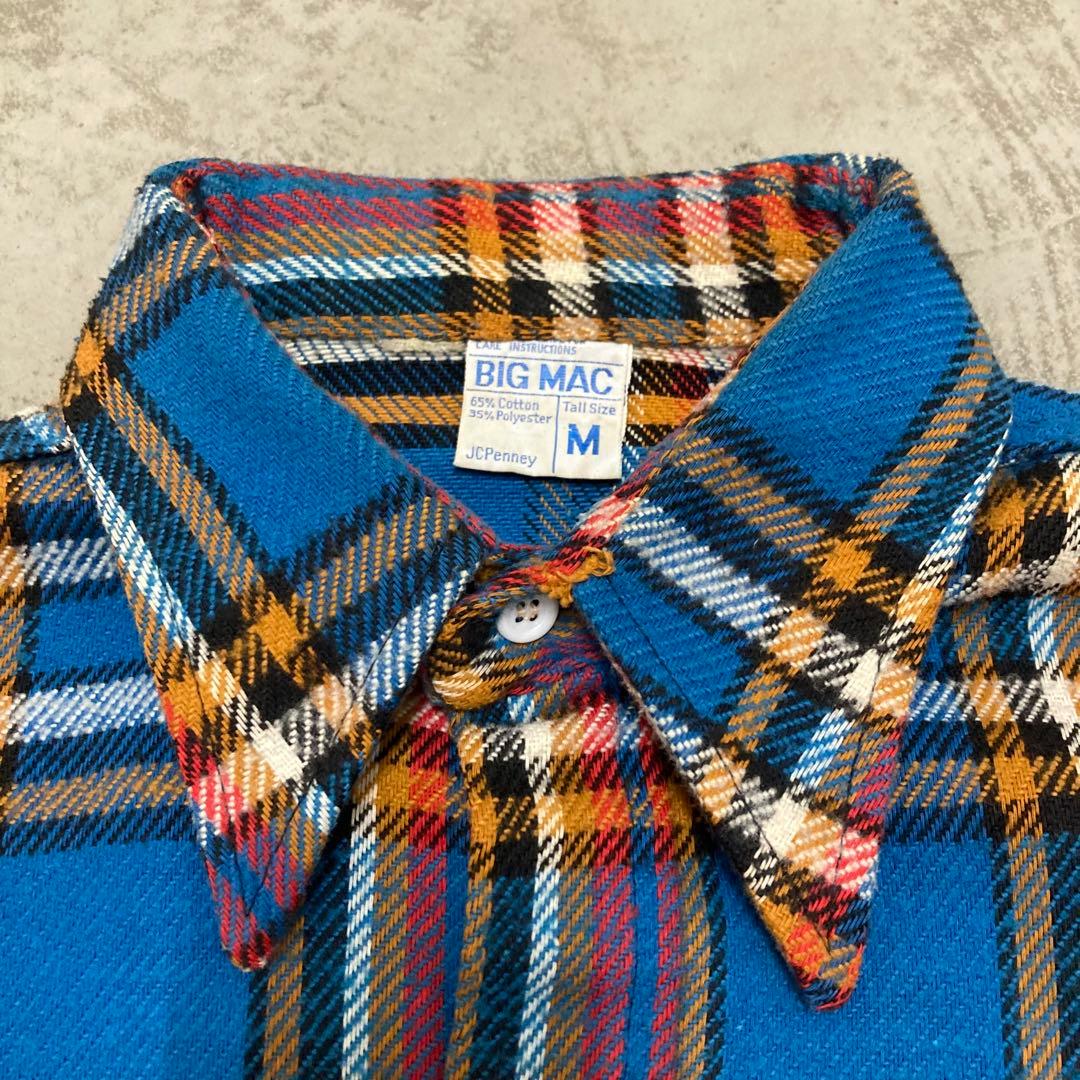 70s BIGMAC ヘビーネルシャツ ビッグマック